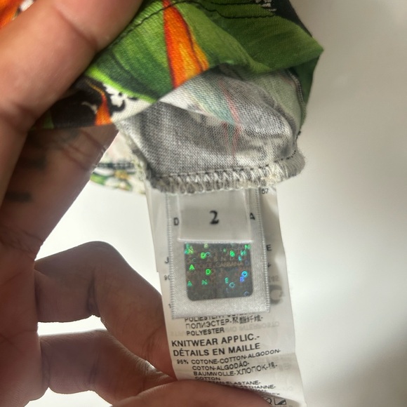 Authentic D&G Toddler Boys Bird of Paradise Flower Logo T-Shirt - Picture 3 of 4